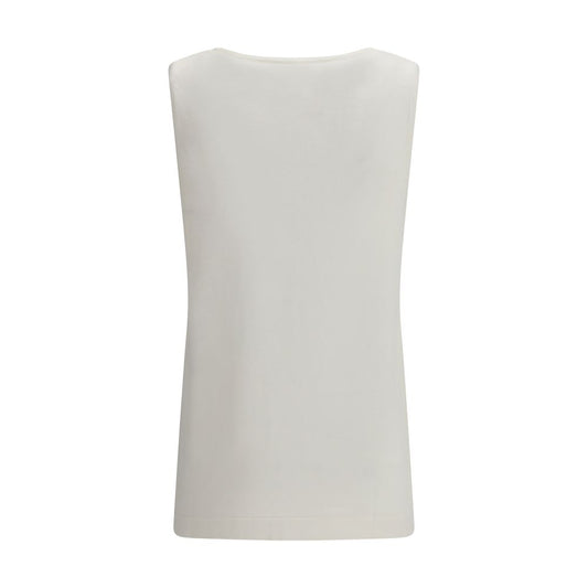 White Linen Tank Tops