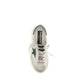 White Calf Leather Bos Taurus Low Top Sneakers