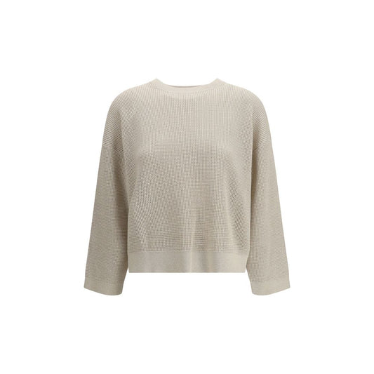 Cream Cotton Sweatshirt