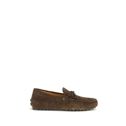 Brown Calf Leather Bos Taurus Slip-On Loafers