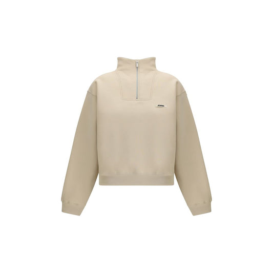 Beige Cotton Sweatshirt