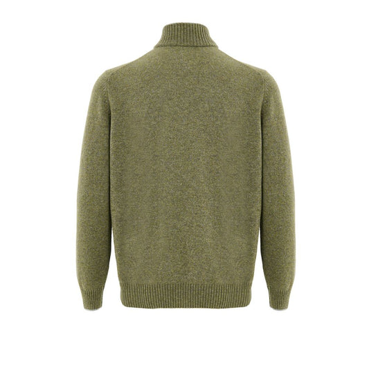 Green Wool Turtleneck