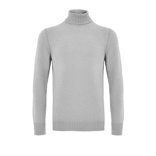 Gray Wool Turtleneck