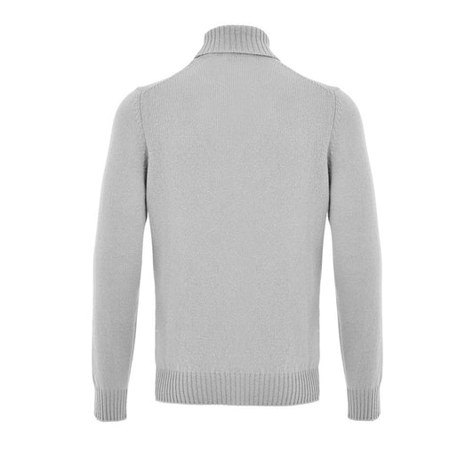 Gray Wool Turtleneck