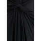 Black Polyamide Casual Dress