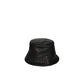 Black Lamb Leather Bucket Hat