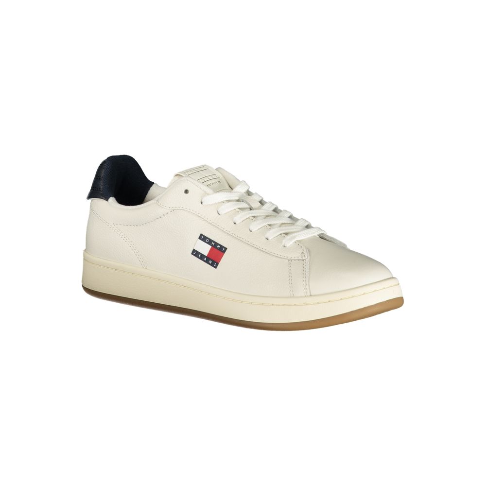 Bianco Poliuretano Men Sneaker