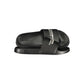 Black Polyurethane Men Slipper