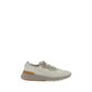 White Cotton Athletic Sneakers
