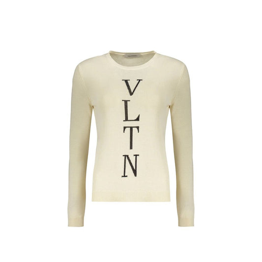 Beige Cotton Sweatshirt