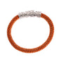 Exquisite Orange Stingray Silver Bracelet