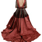 Crystal Chandelier Silk Princess Gown Dress
