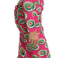 Pink Silk Cup Cake Sheath Stretch  Dress