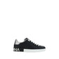 Black Calf Leather Bos Taurus Low Top Sneakers