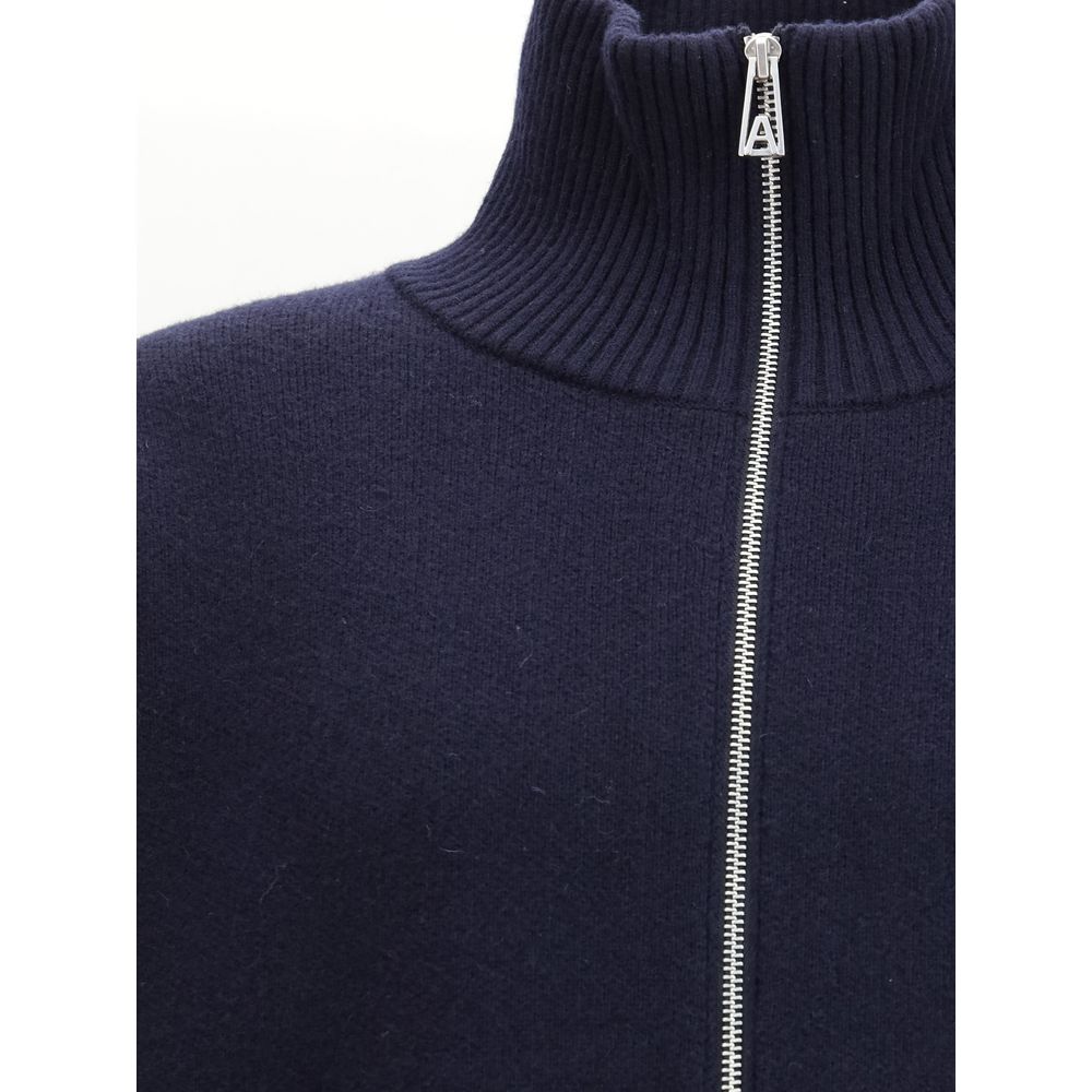 Blue Wool Sweatshirt