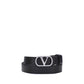 Black Calf Leather Bos Taurus Regular Belt