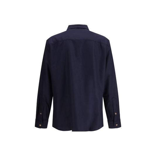 Black Fleece Wool Shirt