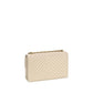 Beige Calf Leather Bos Taurus Shoulder Bag