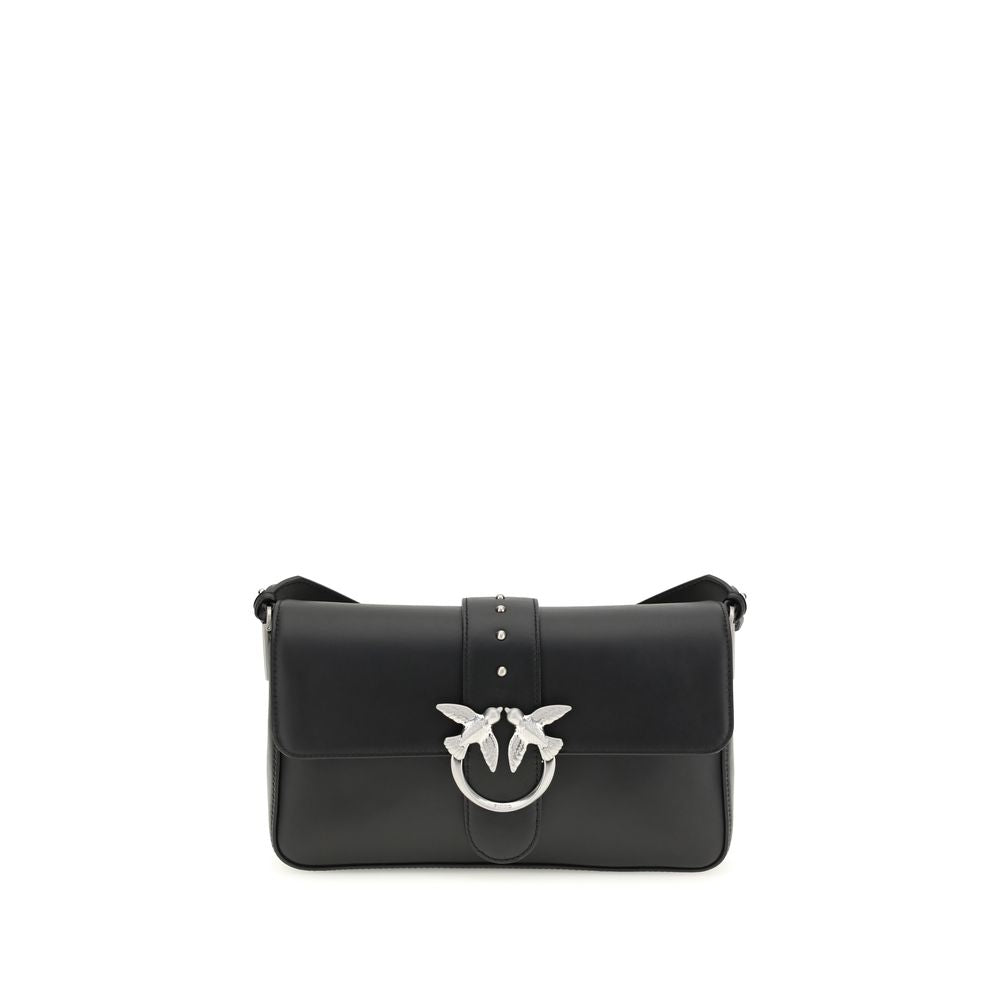 Black Leather Shoulder Bag