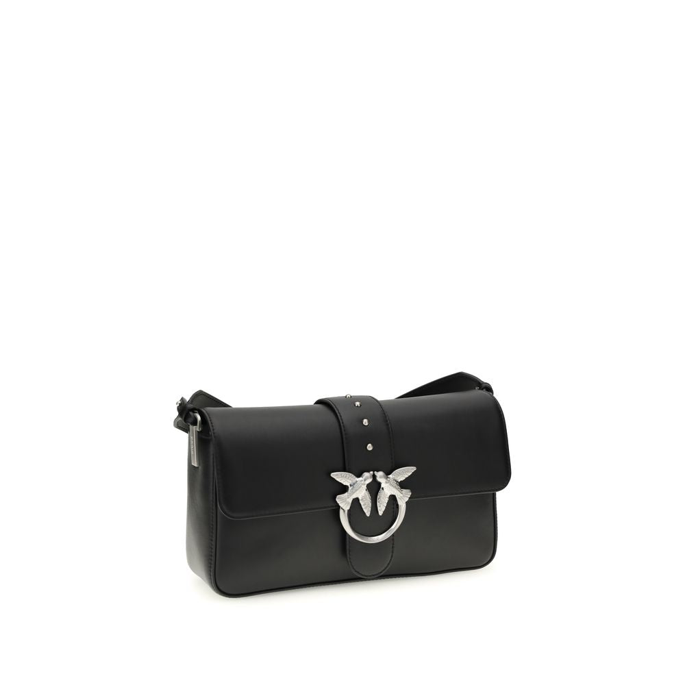 Black Leather Shoulder Bag