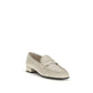 Cream Calf Leather Bos Taurus Slip-On Loafers