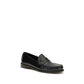 Black Calf Leather Bos Taurus Slip-On Loafers