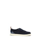 Blue Calf Leather Bos Taurus Low Top Sneakers