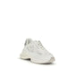White Calf Leather Bos Taurus Chunky Sneakers