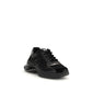 Black Calf Leather Bos Taurus Chunky Sneakers
