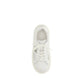 White Calf Leather Bos Taurus Platform Sneakers