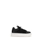 Black Calf Leather Bos Taurus Platform Sneakers