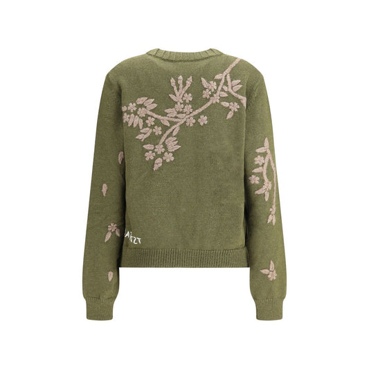 Bicolor Alpaca Vicugna Pacos Cardigan