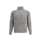 Gray Alpaca Vicugna Pacos Turtleneck