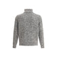 Gray Alpaca Vicugna Pacos Turtleneck