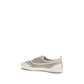 Beige Cotton Low Top Sneakers