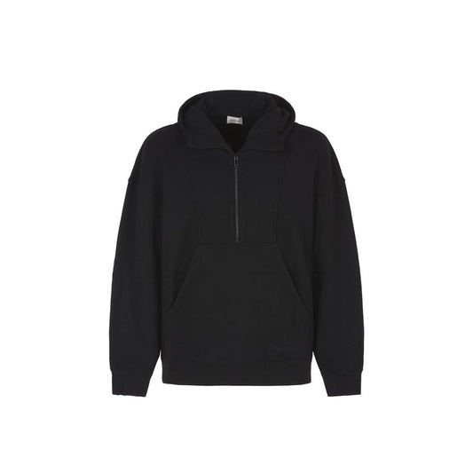 Black Cotton Sweatshirt