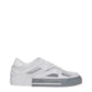 White Leather Low Top Sneakers