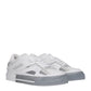 White Leather Low Top Sneakers