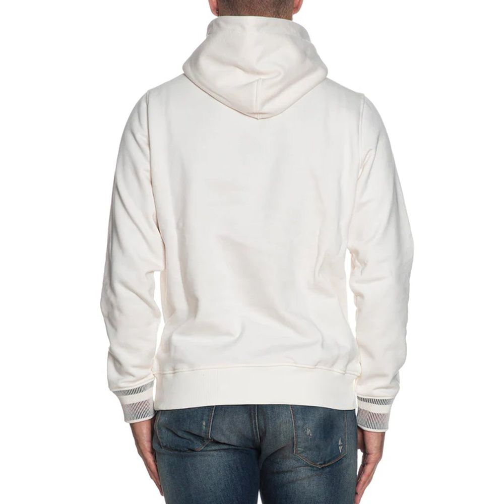 White Cotton Hoodie