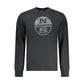 Black Cotton Men Sweatshirt
