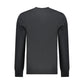 Black Cotton Men Sweatshirt
