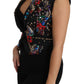 Black Crystal Sicily Vest Waistcoat