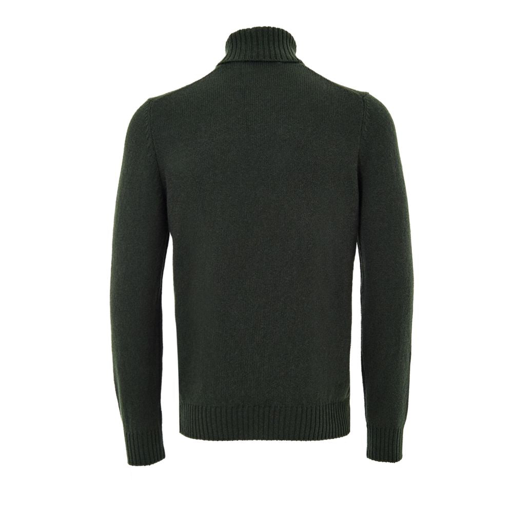 Green Wool Turtleneck