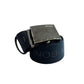 Black Polyester Men's Belt
