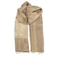 Beige Viscose Women Scarf