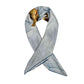 Light-Blue Silk Women Scarf