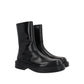 Black Calfskin Ankle Boots