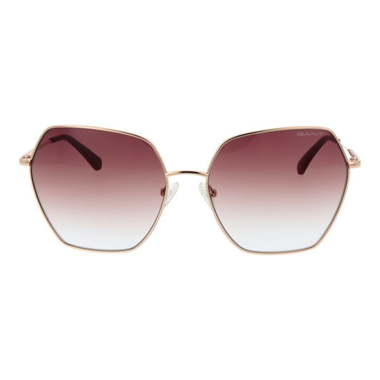 Rose Gold Metal Sunglasses