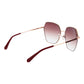 Rose Gold Metal Sunglasses