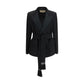Black Fleece Wool Blazer
